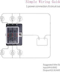 Diagram of 6 Way DC 12 To 32V Blade Fuse Box Holder With LED Warning Light And Protective Cover For Automotive Car Boat Marine Trike Plus Detailed Instruction Manual