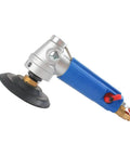 Side Exhaust Granite Air Wet Polisher With Backup Pad For Excellent Stone Polishing Performance Low Vibration And Noise Makes Your Job A Total Breeze With Reversible Handle And Muffler Included Max Speed Four Thousand Five Hundred Rpm