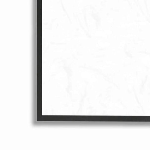 Corner detail of Grain Prep Cheat Sheet Framed Giclee Textured Art With Ebony 1.5 Inch Frame, Acrylic Texture Finish, Made In USA, 11x14 Wall Decor