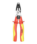 Front view of 1000V Insulated Multifunction Pliers With Wire Cutter Stripper And Crimper Heavy Duty 60CRV Steel Electrician Tool