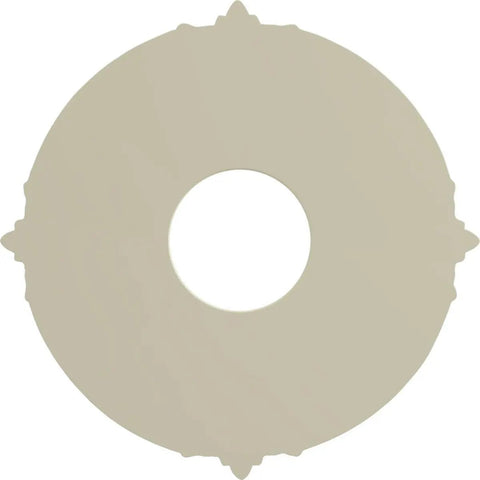 Attica Ceiling Medallion Twelve And Three Quarters Inch Outside Diameter, Three And A Half Inch Inner Opening, Half Inch Projection Canopy