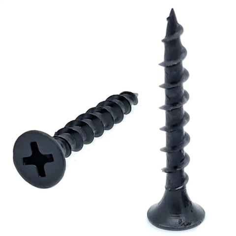 Contractor Grade Size 6 X 1-5/8 Drywall Screws 500 Pack Coarse Thread Wood Stud Fasteners Sharp Point Phillips Bugle Head