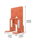 Cabinet Door Hinge Spacer With Scale For Precise Alignment And Quick Mounting, 2.6mm Gap Tool, ABS material, size 9.97x6.6x4.41cm