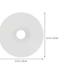 30 Pack Heavy Duty Mountain Bike Valve Stem Pads For Hella Secure Seals And Zero Leaks, white 0.7 in pads for tubeless tires.