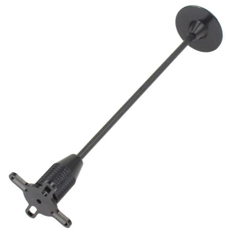 Ultra Lightweight GPS Antenna Mount Folding Bracket In Black Anodized Aluminum And Carbon Fiber Rod For Stable Drone