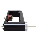 Side view of Go-To Adjustable Hole Cutter 2 To 12 Inch For Sheet Metal Cuts 24 Gauge Steel And 26 Gauge Stainless With Built In Scale