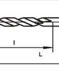 Workhorse HSS Twist Drill Bits For Wood And Metal With Straight Shank Carbon Steel Core Metric 3 To 12 Mm Sizes 21 Mm Length diagram.