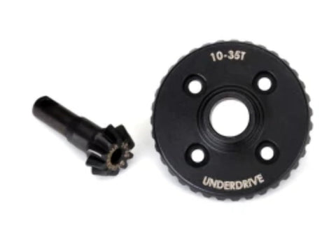 Underdrive Machined Steel Ring Gear And Differential Pinion Gear Set For TRX 4 Crawler Beefed Up Torque And Smoother Power Transfer Upgrade Kit For RC Hobbyists