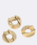 Upgrade Your Print Game With 2pcs 16mm Oldham Couplings For VzBoT And T8 Lead Screws To Slash Z Axis Wobble And Boost Smoothness On Hot Beds, brass