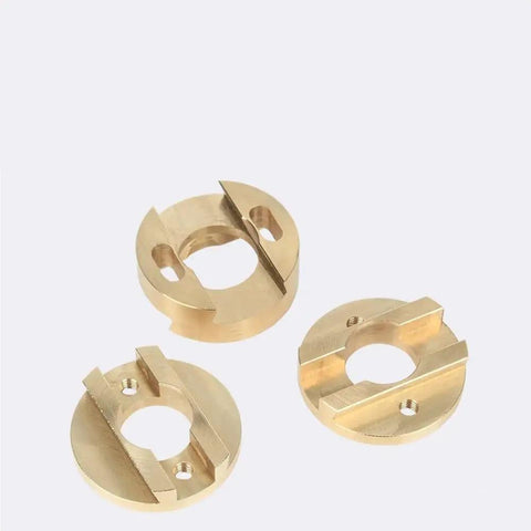 Upgrade Your Print Game With 2pcs 16mm Oldham Couplings For VzBoT And T8 Lead Screws To Slash Z Axis Wobble And Boost Smoothness On Hot Beds, brass