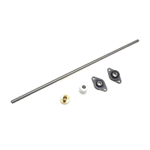 8mm Lead Screw Kit for CNC Machines With Nut Bearing, Vertical Or Horizontal Mount, 150mm Length, KFL08 KP08 Compatible