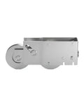 Side view of Patio Door Roller Tandem With One And A Half Inch Stainless Steel Wheels For Smooth Sliding Replacement Easy Install And Long Lasting Performance