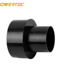 Dust Collection Reducer Adapter 6 Inch OD To 4 Inch OD For Shop Dust Collection ABS Plastic Black Reliable Hose Connector