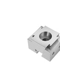 Slick CNC Machining Center Precision Wedge Vise Dual Side Clamping Block Quick Release Expansion Tool Holder Tough As Nails Grip For Steel Aluminum Workpieces M8 M10 No Fuss Setup, silver aluminum wedge fixture block.