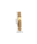 Brass Barrel Concealed Jewelry Box Hinges 4x20mm Small Round Cylinder Hidden Hardware For Cabinet Doors And Jewelry Displays 25 Piece Pack