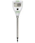 Direct Soil Conductivity Tester With Steel Penetration Electrode No Slurry Needed Built In Temperature Sensor White