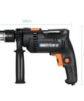 Pro Grade Hand Electric Drill Delivering Solid Punch Action And Sharp High Carbon Steel Bits Variable Speed Setting for precise drilling and screw driving.