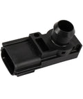 GM Genuine Parts power brake booster vacuum sensor, black plastic body, angled side view