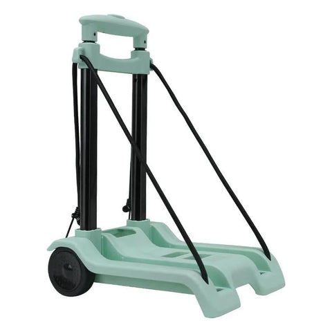 100 Lbs Capacity Foldable Cart With Wheels Lightweight Folding Utility Cart Portable Dolly showing compact design and wheels