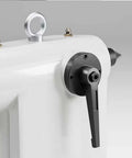 Heavy Duty Mt4 Tailstock Loaded With Morse Taper 4 Live Center And Precise Indexing Head For Cnc Rigs And 4Th Axis Tables Supports Long Shafts Like A Boss close-up view of tailstock lever with mounting point