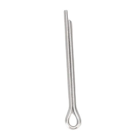 Single pin from Heavy Duty Straight Shape Cotter Pins Kit 410 Pieces Galvanized Steel Assortment For Trucks Tractors Trailers And More Replacement And Maintenance Hardware Pins For Construction Automotive And Machinery