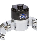 Beefy Big Block Chevy Electric Water Pump Boasts A Slick Chrome Aluminum Finish delivering a solid 35 GPM flow for 396 427 and 454 engines