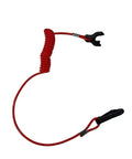 Red safety lanyard for Remote Throttle And Shift Control Box For Evinrude Johnson Outboard Motors 5006182.