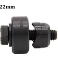 22mm Hole Punch Knockout Die And Punch Set for Conduit and Homebrew Keg Tools, side view showing threaded components