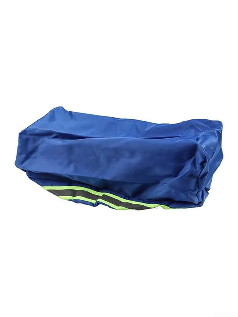 Must-Have Waterproof E-Bike Rear Seat Cover With Big 43cm Polyester Storage Bag For Battery Protection Against Rain Dirt And Dust Keeps Gear Safe On Rides, blue