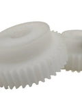 0.8 Module 35 Teeth POM Plastic Pinion Gear Straight Teeth Spur Gear For Steering Transmission 6.35mm Shaft 0.8M 35T