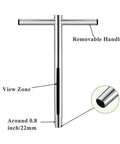 12 Inch Pro Grade Soil Sample Probe With T Handle For Easy Soil Testing And Sampling Soil Sampler Tool with stainless steel body and view zone indicators