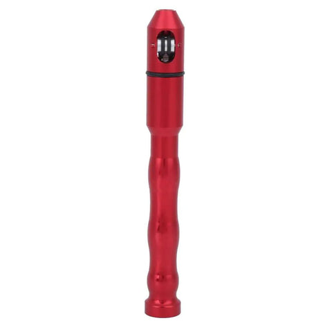 Lightweight Ergonomic Wire Feed Pen For Welding Tasks With Non Slip Grip Handles 0 To 3.2mm Gasless Arc Tools showing a red alloy build.
