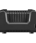 Front view of Beast Mode 18V Battery Turbo Charger With 16 Amp Fast Charge And Power Boost Mode For Lithium Ion Packs
