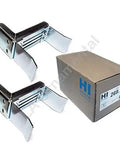 Straight Up Heavy Duty Adjustable Slide Gate Receiver Latch With Steel Limit Stop Secure Grip For Smooth Sliding Driveway Access Built Like A Tank Made In Italy 2 Pack with box.
