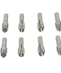 8 Piece Rotary Tool Accessory Set Built Tough With Durable Stainless Steel Collets And Brass Chuck For Rotary Tools Includes 1mm, 1.6mm, 2.4mm And 3.2mm Collets displayed.