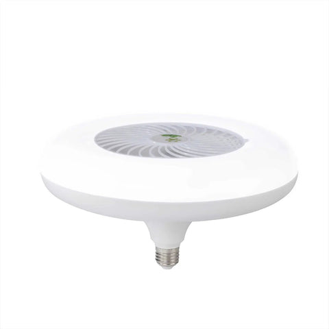 XEGZLH Ceiling Fan Light E27 Lamp Head Fan with Remote Control 2700-6000k Adjustable for Study Bedroom Bathroom, white fan lamp design.
