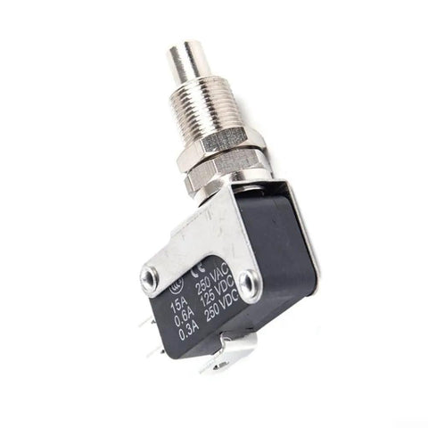 V-16-1CQ Limit Fretting Switch Panel Type Point Action Travel Switch With 2 mm Travel And 5 mm Overtravel, close-up view