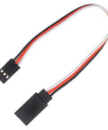 55 Piece 6 Size Male To Female 3 Pin Servo Extension Wires Kit For RC Cars Planes And Helis, black 3-pin connector cable