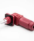 Pro Level Heavy Duty Right Angle Plug And Socket Connector For 8Mm 25Sq Mm Wiring Red IP65 touchproof design with metal terminal