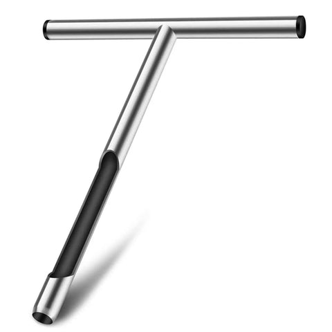 Soil Sampling Tool With T-Handle, Stainless Steel Core Probe for contractors and DIY farmers, shown against white background.