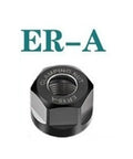 Heavy Duty Engraving CNC Lathe Milling Machine ER Series Collet Nut Tool Holder Set close-up view of black clamping nut.