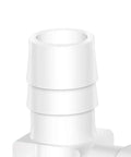 Quickun 3/8-inch hose barb 90-degree elbow plastic fitting, white
