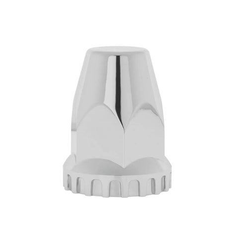 Premium Chrome Lug Nut Covers For Semi Trucks 33mm Lug Nuts Screw On Fit 33 Millimeter Lug Nuts Durable Weather Resistant Wheel Caps