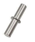 Close-up of solid steel wall mount pin from Heavy Duty Shelf Brackets For Bookshelves Cabinets And Home Office Organization.