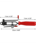 CV Joint Ear Clamp Banding Tool With Cutter For Car Repair Pro Grade Heavy Duty Pliers with 22 cm length and red handles
