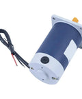 DC 12V And 24V Permanent Magnet Motor Paired With High Speed Worm Gear Reducer 120 Watts 1800 RPM for automation tasks.