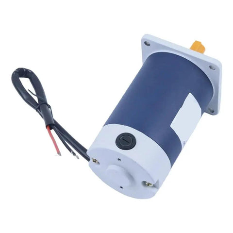 DC 12V And 24V Permanent Magnet Motor Paired With High Speed Worm Gear Reducer 120 Watts 1800 RPM for automation tasks.