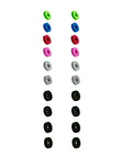 Image of colorful 20-pack Aim Assist Rings For PS Portal Motion Control Sponge Rings For Precision Aiming Dampening Vibration
