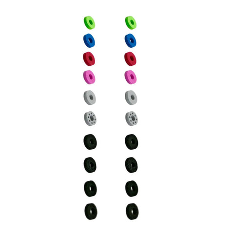 Image of colorful 20-pack Aim Assist Rings For PS Portal Motion Control Sponge Rings For Precision Aiming Dampening Vibration