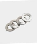 Stainless Steel Washers Set 350 Pc Assortment With Multiple Sizes And Spring Lock Features, Flat Washers For Screws And Nuts, Built For Auto And Industrial Projects, Durable Gasket Washers For Any Hardware Job, stainless steel spring lock washers